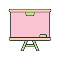 White Board icon vector design templates simple and modern