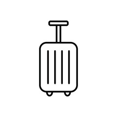 Travel Bag Icon Vector Design Template