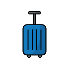 Travel Bag Icon Vector Design Template