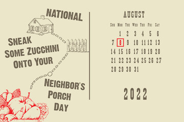 Sneak Some Zucchini Onto Your Neighbors Porch Day