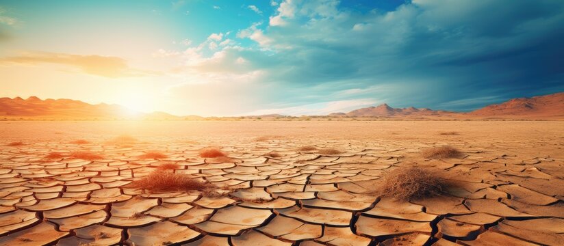 Transformation of arid landscapes due to climate change