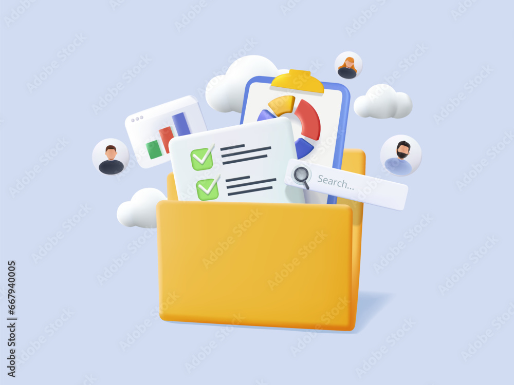 Poster application service abstract concept vector illustration set. saas technology, packaged software, de