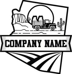 Fototapeta premium Vector illustration logo vintage for commodities design