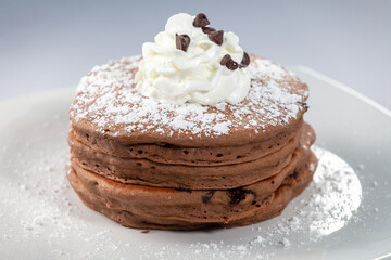 Obraz na płótnie Canvas Desserts and Breakfast (Pancakes and Crepes)