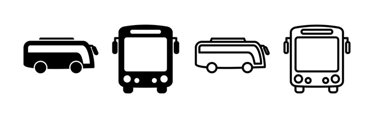 Bus icon vector. bus vector icon