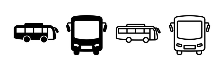 Bus icon vector. bus vector icon