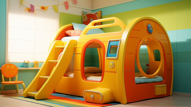 room with toys HD 8K wallpaper Stock Photographic Image 