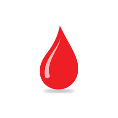 Red Blood Drop Vector Illustrations for Medical Apps and Websites