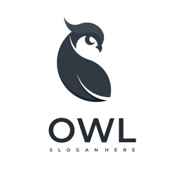 Owl And Leaf logo Design