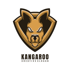 Illustration Head Kangaro Mascot Logo