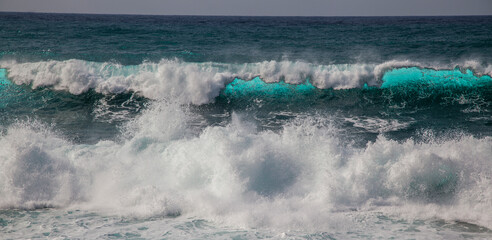 奄美の海の色。