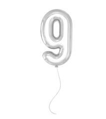 Silver Balloon Number 9