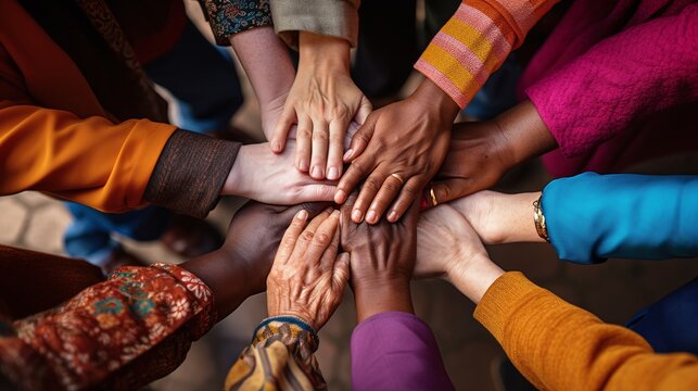 Group of people of different ages who work together to promote tolerant coexistence