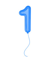 Blue Balloon Number 1