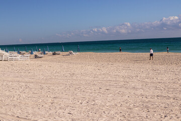 View of miami south beach florida usa