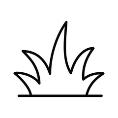 Grass icon design, illustration design