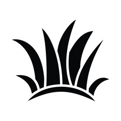 Grass icon design, illustration design