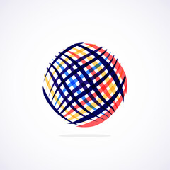 Abstract circle logo - minimalist emblem, timeless and universal shape of circle. Unique logo represent range of brands and concepts, encapsulating simplicity and creativity in single, iconic image