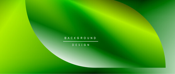 Fototapeta premium Circles and round shapes with gradients. Minimal abstract background, round geometric shapes, clean and structured design