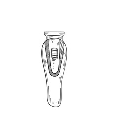 hair cut tool handdrawn illustration 