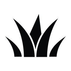 Grass icon design, illustration design