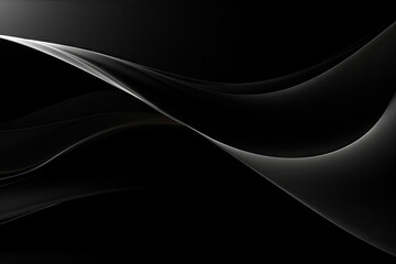 Fototapeta premium Smooth black background abstract gradient