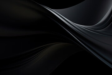 Smooth black background abstract gradient