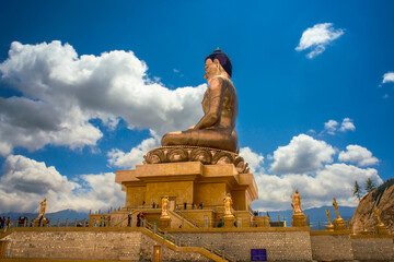Statue of Buddha.  Great Buddha Dordenma, Thimphu, Bhutan  