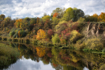 Serene and picturesque scene of autumn