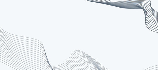 white background abstract with wavy line