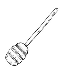 spoon honey handdrawn 