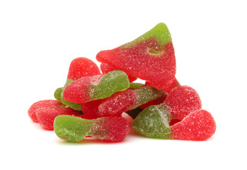 Gummy rings shaped cutter, isolated on white background