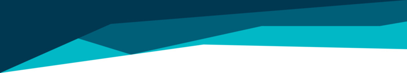 Obraz premium Blue Abstract Geometric Header Border Isolated Vector