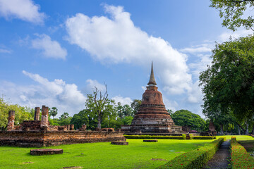Thailand's UNESCO World Heritage Site, Sukhothai Historical Park, is the location to the Wat...