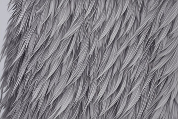 grey bird feathers texture background