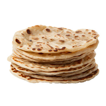 Lefse, transparent background, isolated image, generative AI
