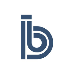 Monogram initial b letter mark logo design. Monogram design vector b logo. Monogram initial letter mark b logo. Design simple b monogram - obrazy, fototapety, plakaty