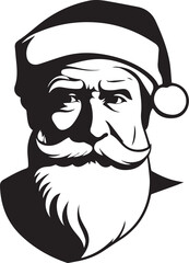 Santa Clause Face Vector