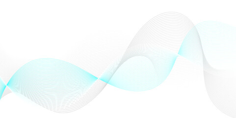 Abstract blue blend waves lines futuristic technology background. Modern blue flowing wave lines and glowing moving lines. Futuristic technology and sound wave lines background.