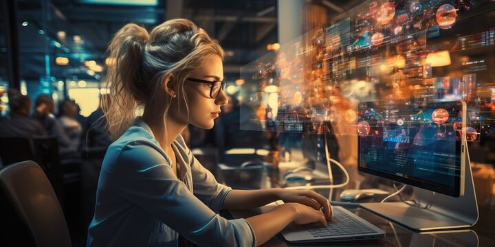 working on a technologically advance company, generative ai