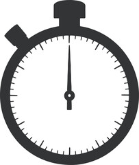 針のついたタイマーのイラスト素材