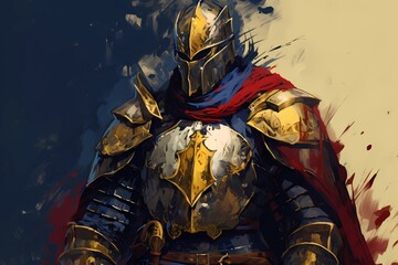 knight, medieval fantasy desktop background, for video, for folk music, folk meditation
