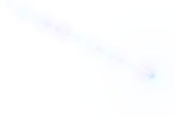 Obraz premium Digital png illustration of light spots on transparent background