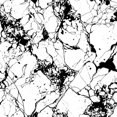 Marble texture organic luxury creepy grunge cracking old vintage marbled stone pattern, seamless perfect repeating tile vector, stone concrete granite black and white	