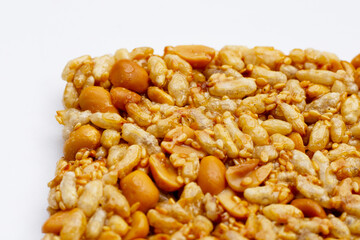 Krayasart, Thai crispy rice, peanut and sesame cereal