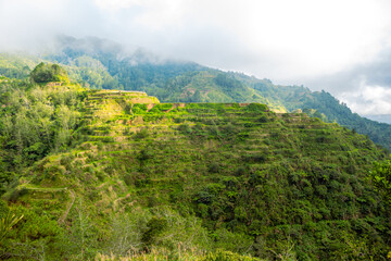 Obraz premium Batad Rice Terraces, UNESCO world heritage in Ifugao, Luzon Island, Philippines