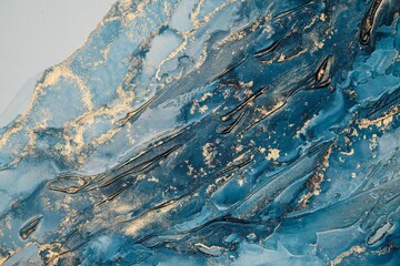 Original artwork photo of marble ink abstract art. High resolution photograph from exemplary original painting. Abstract painting was painted on HQ paper texture to create smooth marbling pattern.