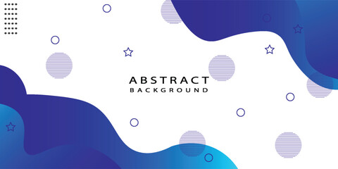 Colorful template banner with gradient colors. Design with liquid form. modern abstract and background vector