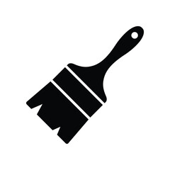 paint brush icon vector design template simple and clean