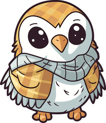 Owl cartoon character